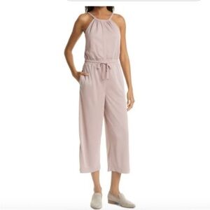 NWT Club Monaco NEW wide leg jumpsuit dusty rose pink soft SIZE SMALL